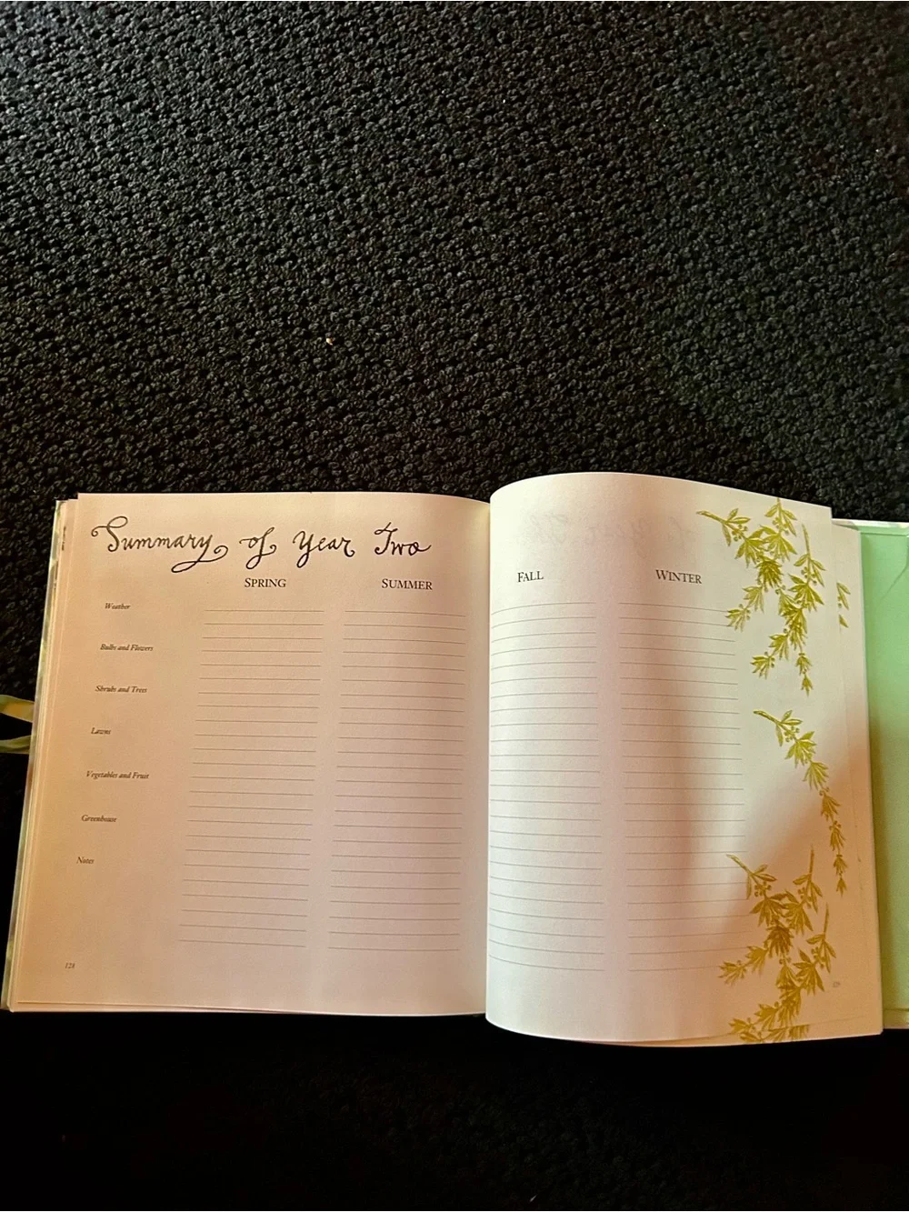 A Gardener's Journal -  Five-Year Record Book